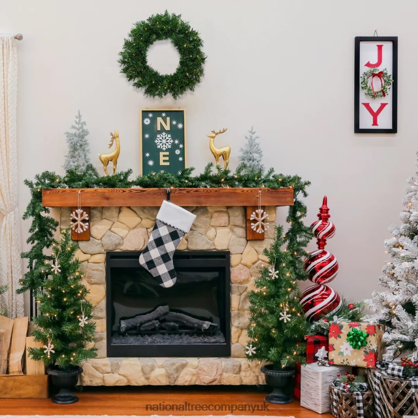 Greenery | National Tree Company Warm Welcome Bundle Pre-Lit Assortment F2L4F516